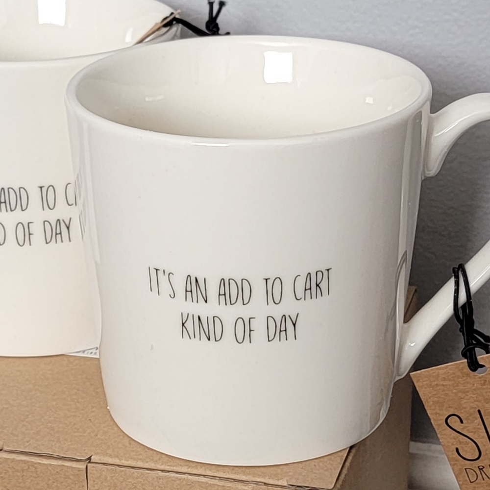 NWT! Set of 2! It's an Add to Cart Kind of Day